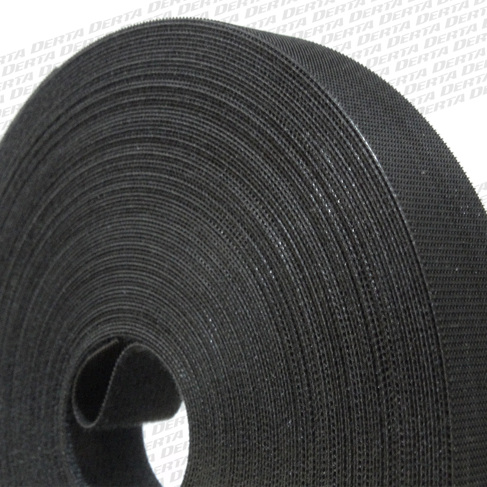 Velcro Dupla Face Slim 4yd (Qwik Tie) 3,6m Preto Velcro